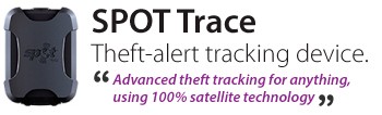 SPOT Trace Theft-alert tracking device. 